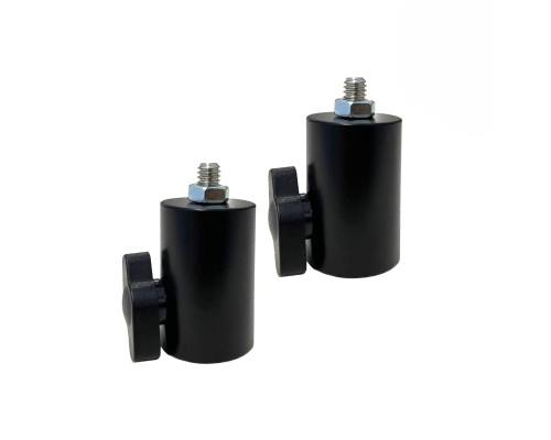 Штативный адаптер с винтовой металл резьбой 1/4, 10 мм и гайкой, 2 шт