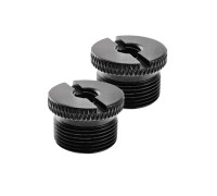 Переходник металлический черный, резьба 5/8(M)-1/4(F), 2 шт