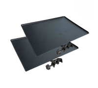 Столик для стаканчика, блокнота, микшера, лоток 28х20 см для стойки с держателем телефона, 2 шт