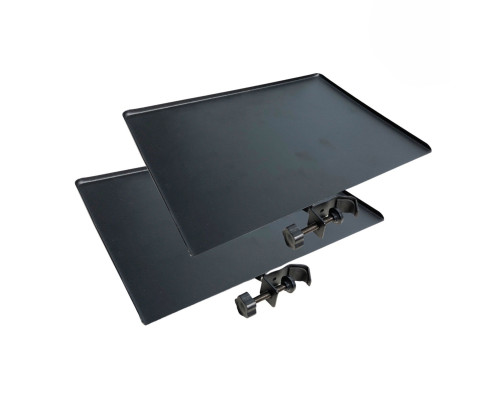 Столик для стаканчика, блокнота, микшера, лоток 28х20 см для стойки с держателем телефона, 2 шт