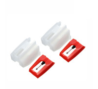 Игла звукоснимателя для виниловых проигрывателей для пластинок, 2 шт