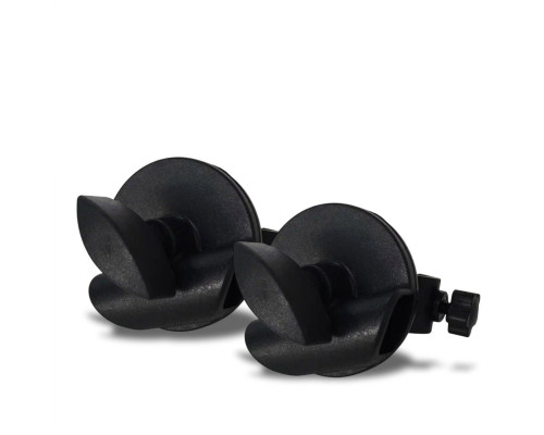 Соединительный элемент NFS-19 на струбцинном креплении для наклонного держателя и штатива с диаметром отверстий 19 мм, 2 шт