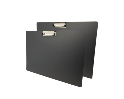 Планшет для бумаги A4 горизонтальный с зажимом, 2 шт