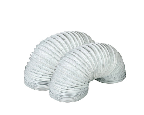 Воздуховод гибкий гофра D150 мм 2 м для маникюрного пылесоса, 2 шт