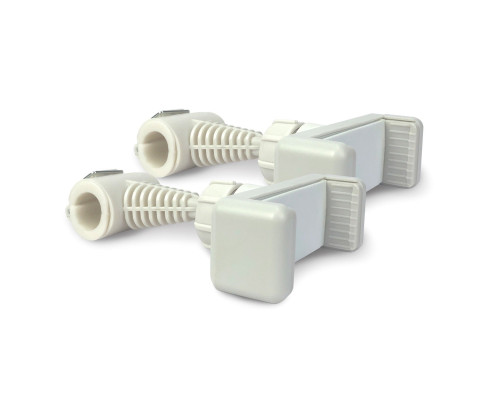 Автомобильный белый держатель ADT-85-W для телефона до 8,5 см на подголовник, 2 шт