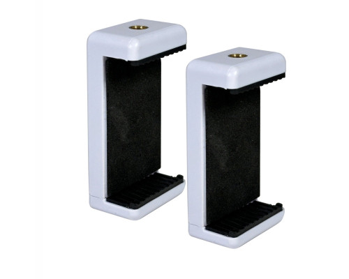 Подставка для телефона на штатив, резьба 1/4, цвет белый, 2 шт