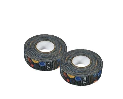 Хоккейная лента для клюшки, принт, ширина 2.5см, длина 18м, 2 шт