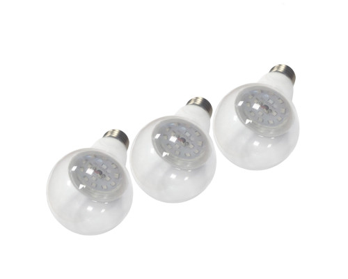 Фитолампа для растений,12Вт Е27, LED красно-синий спектр, 3 шт