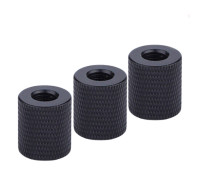 Переходник с резьбой 1/4"(F)-М8, черный, 3 шт