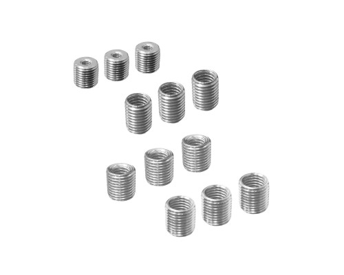 Резьбовые гайки переходники с внешней резьбой М8/М10 и внутренней резьбой М4/М6/М8, высота 10 мм, по 3 шт