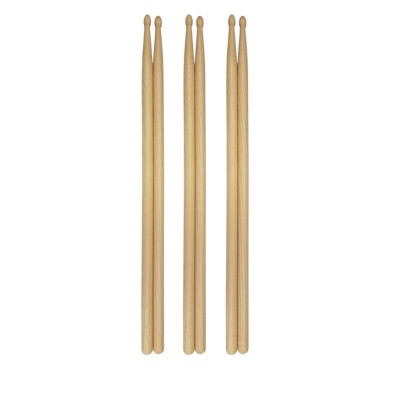 Барабанные палочки 5A деревянный наконечник, 6 шт