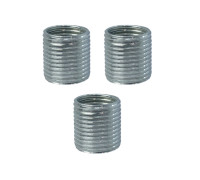 Резьбовая гайка переходник с внешней резьбой М12 и внутренней резьбой М10, высота 12 мм, 3 шт