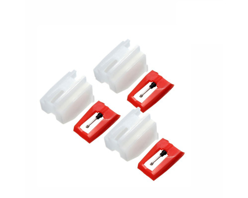 Игла звукоснимателя для виниловых проигрывателей для пластинок, 3 шт