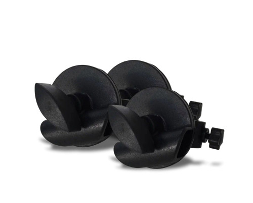 Соединительный элемент NFS-19 на струбцинном креплении для наклонного держателя и штатива с диаметром отверстий 19 мм, 3 шт