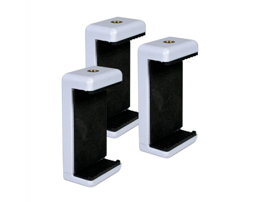 Подставка для телефона на штатив, резьба 1/4, цвет белый, 3 шт