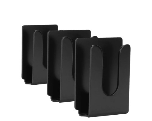 Клипса крепление для радиостанции с двусторонним скотчем, 3 шт