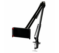 Усиленная стойка пантограф ST-35P25 с зажимом на гибком держателе для планшета 12-25 см с нагрузкой до 1.6 кг