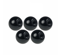 Гайка фиксатор, заглушка шар пластиковый D30 с резьбой М8, 5 шт