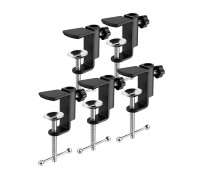 Струбцина настольная для пантографа, черная, 5 шт