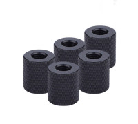 Переходник с резьбой 1/4"(F)-М8, черный, 5 шт