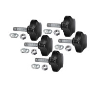 Крепежный комплект: 5 винтов барашков M8x30, 5 гаек и 10 шайб