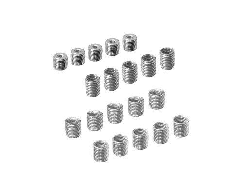 Резьбовые гайки переходники с внешней резьбой М8/М10 и внутренней резьбой М4/М6/М8, высота 10 мм, по 5 шт