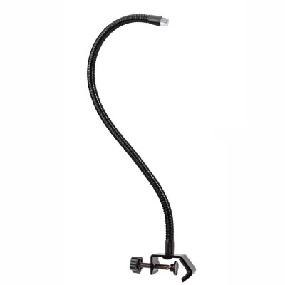 Гибкий держатель 36 см с зажимом на штатив, резьба 3/8, для крепления микрофона
