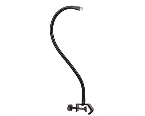 Гибкий держатель 36 см с зажимом на штатив, резьба 3/8, для крепления микрофона