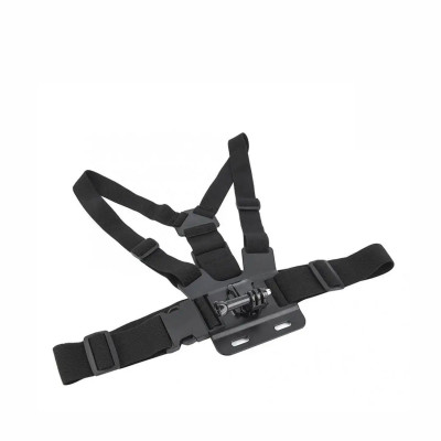 Быстросъемное крепление экшен камеры GoPro, 3 зубца, с нагрудным ремнем и винтом