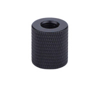 Переходник с резьбой 1/4"(F)-М8, черный