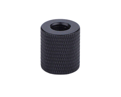 Переходник с резьбой 1/4"(F)-М8, черный