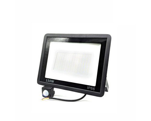 Светодиодный прожектор 150 Вт, 6500K, с датчиком движения