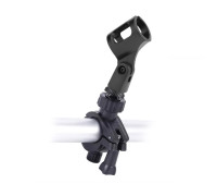 Держатель бочонок для микрофона до 3,4 см на креплении зажиме 10-20 мм