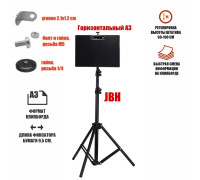 Информационная стойка JBH-A3G-G с горизонтальным клипбордом A3 для рекламы и указателей