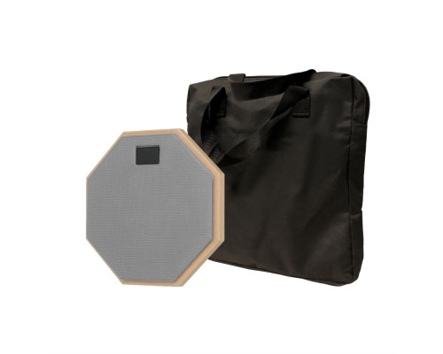 Тренировочный пэд 8" для барабанщика с сумкой для переноски