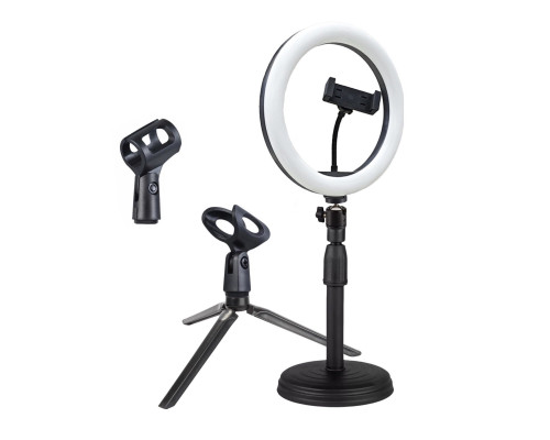 Держатель-подставка L26DT-ZM-02 и настольная стойка NK-11 с держателем для ручного микрофона и бочонок