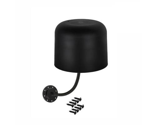 Настенная подставка черная для головного убора, шапок на держателе FLAN-GDS