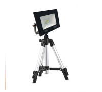 Светодиодный строительный прожектор 10 Вт на штативе 3110-PRJ строительном элевационном