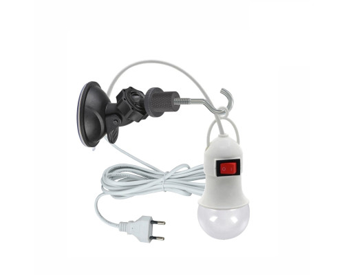 Фитосветильник с фитолампой 12Вт для растений, на держателе FL-BC2 на присоске