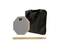 Тренировочный пэд 8" с сумкой для переноски и 2 барабанные палочки 5A