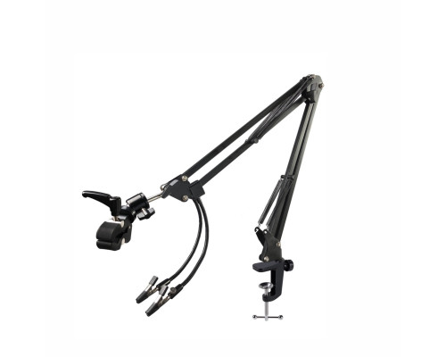 Держатель KGS-PAI-2SHUS для пайки с зажимами для микросхем и плат на пантографе с усиленной струбциной