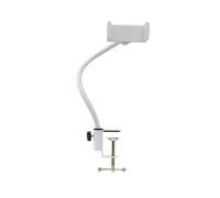 Гибкий держатель GDT.S-W для телефона на струбцине, белый