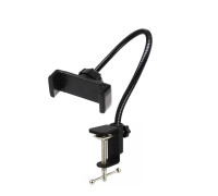 Гибкий держатель GDT.S-B для телефона на струбцине, черный