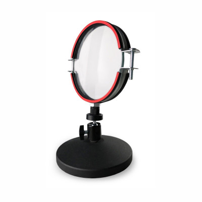 Настольная лупа с увеличением линзы 5 дптр на наклонной металл подставке