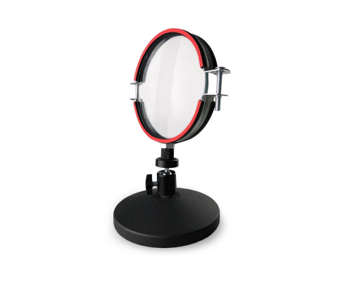 Настольная лупа с увеличением линзы 5 дптр на наклонной металл подставке