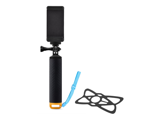 Поплавок-монопод с держателем и фиксатором телефона 55-85 мм