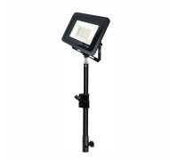 Светильник прожектор 30Вт 6500K на телескопической палке-ручке ECO