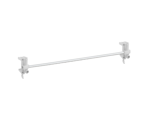 [СГП] Вешалка для волос, для канекалона, крепление PSTR48-W-64 на струбцинах, цвет белый