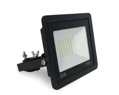 Прожектор 30 Вт, 6500K, на кронштейне с зажимом до 31 мм