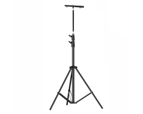 Штатив BHSPRJ-30PL2V-U310 с металл планкой для 2 строительных прожекторов и удлинителем, высота до 3.1м